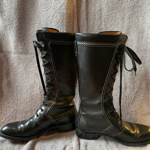 Tod's Leather Riding Boots - Picture 2 of 5